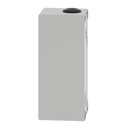 XAPD3503 - BOTOEIRA METÁLICA VAZIA Ø22MM CINZA 3 FUROS 80X175X77MM