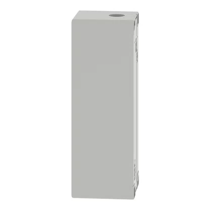 XAPD4505 - BOTOEIRA METÁLICA VAZIA Ø22MM CINZA 5 FUROS 80X220X77MM