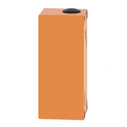 XAPO3504 - BOTOEIRA METÁLICA VAZIA Ø22MM LARANJA 4 FUROS 80X175X77MM