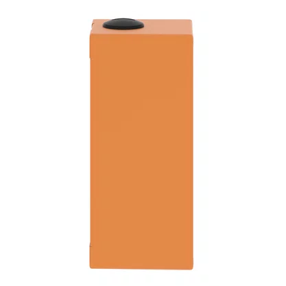 XAPO3504 - BOTOEIRA METÁLICA VAZIA Ø22MM LARANJA 4 FUROS 80X175X77MM