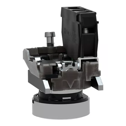 XB4BA11 - BOTÃO Ø22MM METÁLICO RETORNO POR MOLA BRANCO NA