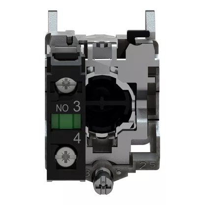 XB4BA11 - BOTÃO Ø22MM METÁLICO RETORNO POR MOLA BRANCO NA