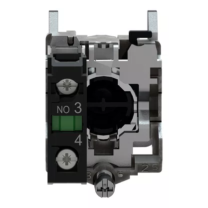 XB4BA21 - BOTAO 22MM METALICO A IMPULSAO 1NA PRETO