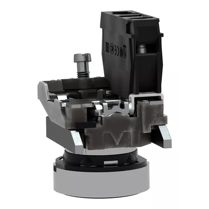 XB4BA21 - BOTAO 22MM METALICO A IMPULSAO 1NA PRETO