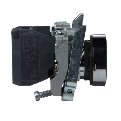 XB4BA31 - BOTAO 22MM METALICO A IMPULSAO 1NA VERDE
