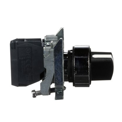XB4BD21 - COMUTADOR 22MM METALICO MANOPLA CURTA 2P