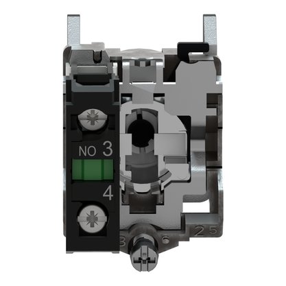 XB4BD21 - COMUTADOR 22MM METALICO MANOPLA CURTA 2P
