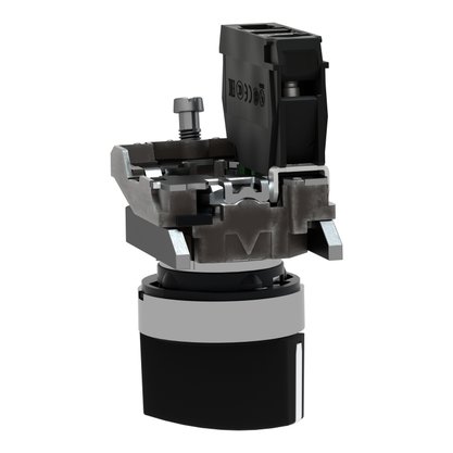 XB4BD21 - COMUTADOR 22MM METALICO MANOPLA CURTA 2P