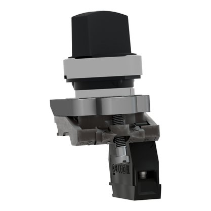 XB4BD21 - COMUTADOR 22MM METALICO MANOPLA CURTA 2P