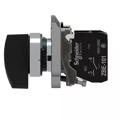 XB4BJ21 - CHAVE SELETORA Ø22MM METÁLICA 2 POSIÇÕES FIXAS MANOPLA LONGA NA