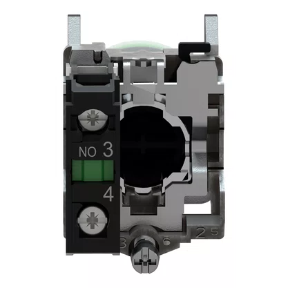 XB4BP31 - BOTÃO Ø22MM METÁLICO RETORNO POR MOLA VERDE COM CAPA NA