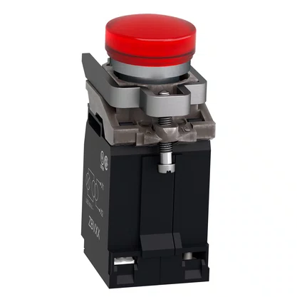 XB4BV44 - SINALIZADOR MODULAR Ø22MM METÁLICO COM LÂMPADA BA9S VERMELHO 220  240VCA