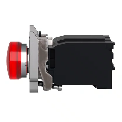 XB4BV44 - SINALIZADOR MODULAR Ø22MM METÁLICO COM LÂMPADA BA9S VERMELHO 220  240VCA