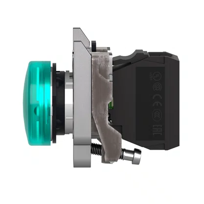 XB4BV63 - SINALIZADOR MODULAR Ø22MM METÁLICO PARA LÂMPADA BA9S VERDE ≤250V