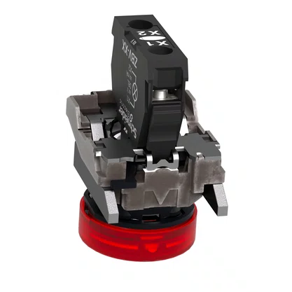 XB4BV64 - SINALIZADOR MODULAR Ø22MM METÁLICO PARA LÂMPADA BA9S VERMELHO ≤250V