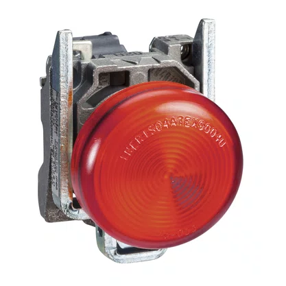 XB4BV64 - SINALIZADOR MODULAR Ø22MM METÁLICO PARA LÂMPADA BA9S VERMELHO ≤250V