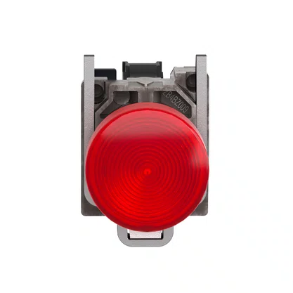 XB4BV64 - SINALIZADOR MODULAR Ø22MM METÁLICO PARA LÂMPADA BA9S VERMELHO ≤250V