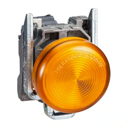 XB4BV65 - SINALIZADOR MODULAR Ø22MM METÁLICO PARA LÂMPADA BA9S LARANJA ≤250V