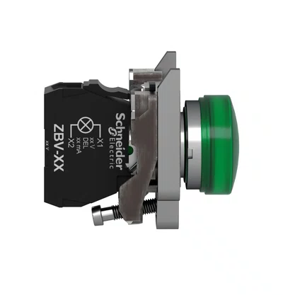 XB4BVB3 - SINALIZADOR 22MM METALICO COM LED 24VCA