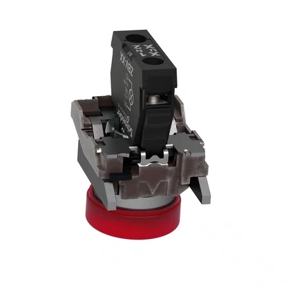 XB4BVB4 - SINALIZADOR 22MM METALICO COM LED 24VCA CC VERMELHO