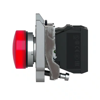 XB4BVB4 - SINALIZADOR 22MM METALICO COM LED 24VCA CC VERMELHO