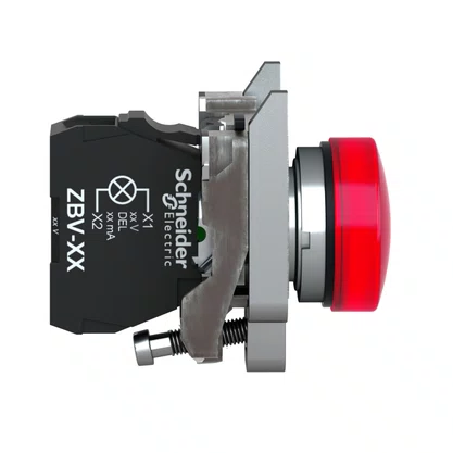 XB4BVG4 - SINALIZADOR MODULAR Ø22MM METÁLICO LED VERMELHO 110 120VCA