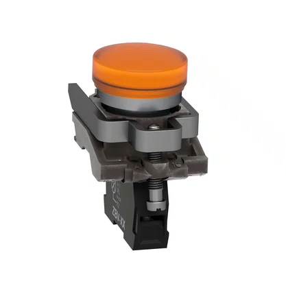 XB4BVG5 - SINALIZADOR MODULAR Ø22MM METÁLICO LED LARANJA 110  120VCA