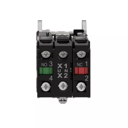 XB4BW34B5 - BOTAO 22MM METALICO LUMINOSO LED 24VCA CC VERMELHO