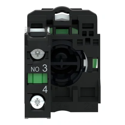 XB5AA31 - BOTAO 22MM PLASTICO NORMAL A IMPULSAO 1NA  VERDE