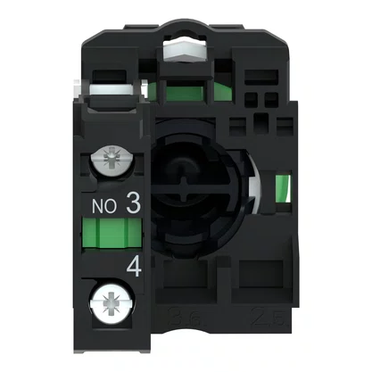 XB5AA3341 - BOTÃO Ø22MM PLÁSTICO RETORNO POR MOLA BRANCO "↑" NA