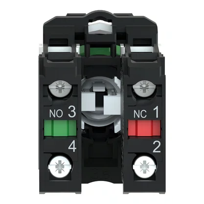 XB5AD25 - COMUTADOR 22MM PLASTICO COM MANOPLA CURTA 2 POSICOES FIXAS 1NA