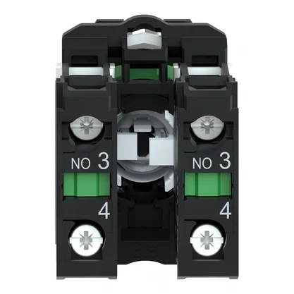 XB5AD33 - COMUTADOR 22MM PLASTICO COM MANOPLA CURTA 3POSICOES FIXAS 2NA