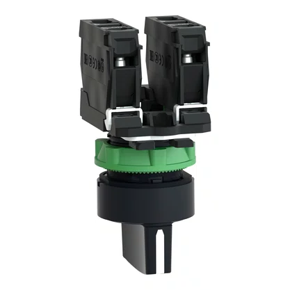 XB5AD53 - CHAVE SELETORA Ø22MM PLÁST 3 POSIÇÕES RET MOLA MANOPLA CURTA 2NA