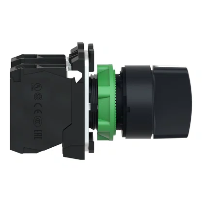 XB5AD53 - CHAVE SELETORA Ø22MM PLÁST 3 POSIÇÕES RET MOLA MANOPLA CURTA 2NA