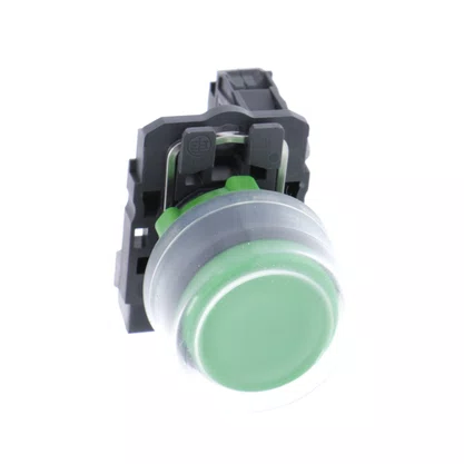 XB5AP31 - BOTÃO Ø22MM PLÁSTICO RETORNO POR MOLA VERDE COM CAPA NA
