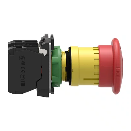 XB5AS8444 - BOTAO 22MM PLASTICO SOCO ACAO BRUSCA GIR