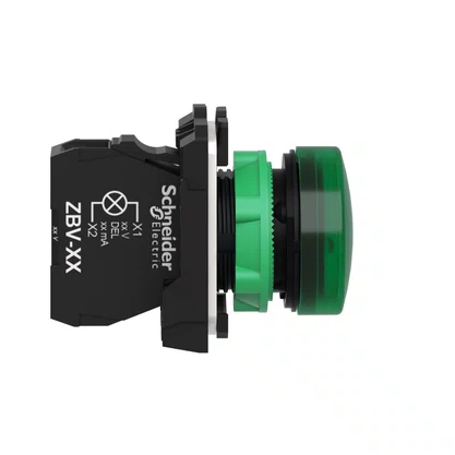 XB5AVB3 - SINALIZADOR 22MM PLASTICO COM LED 24VCA VERDE