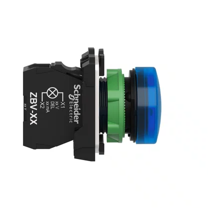 XB5AVB6 - SINALIZADOR MODULAR Ø22MM PLÁSTICO LED AZUL 24VCA CC