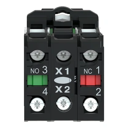 XB5AW3465 - BOTÃO LUMINOSO Ø22MM PLÁSTICO RET MOLA VERMELHO NA NF LÂMP ≤250V