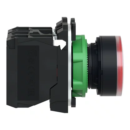 XB5AW3465 - BOTÃO LUMINOSO Ø22MM PLÁSTICO RET MOLA VERMELHO NA NF LÂMP ≤250V