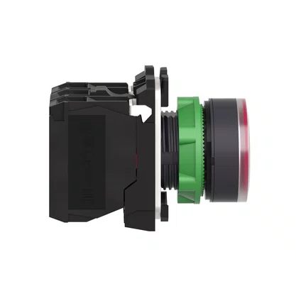 XB5AW34G5 - BOTÃO LUMINOSO Ø22MM PLÁSTICO RETORNO POR MOLA VERMELHO NA NF 110VCA