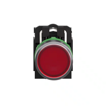XB5AW34G5 - BOTÃO LUMINOSO Ø22MM PLÁSTICO RETORNO POR MOLA VERMELHO NA NF 110VCA