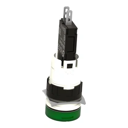 XB6AV3BB - SINALIZADOR Ø16MM PLÁSTICO REDONDO VERDE 12  24VCA CC