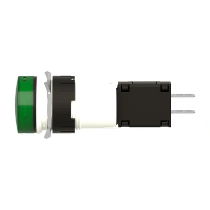 XB6AV3BB - SINALIZADOR Ø16MM PLÁSTICO REDONDO VERDE 12  24VCA CC