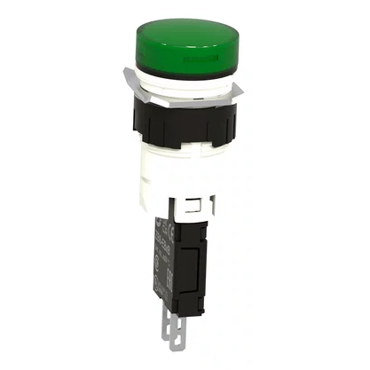 XB6AV3BB - SINALIZADOR Ø16MM PLÁSTICO REDONDO VERDE 12  24VCA CC