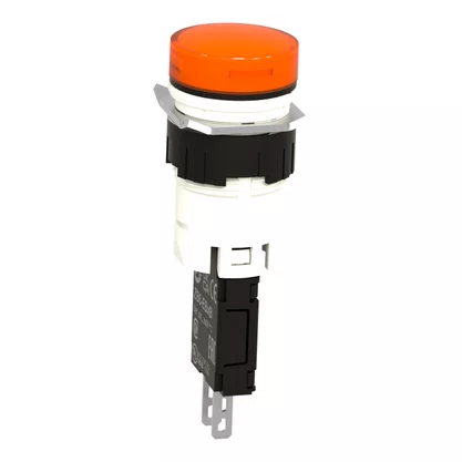 XB6AV5BB - SINALIZADOR Ø16MM PLÁSTICO REDONDO AMARELO 12...24VCA/CC
