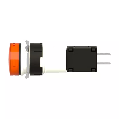 XB6AV5BB - SINALIZADOR Ø16MM PLÁSTICO REDONDO AMARELO 12...24VCA/CC