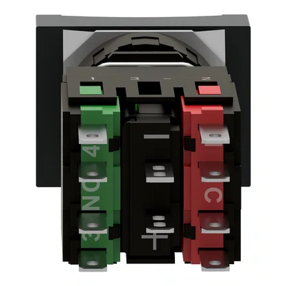 XB6DW3B5B - BOTÃO LUMINOSO Ø16MM PLÁSTICO RETORNO POR MOLA RETANGULAR VERDE NA NF 12  24VCA CC