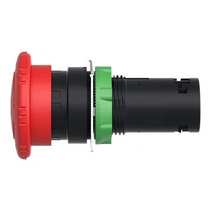 XB7ES542P - BOTÃO MONOBLOCO Ø22MM PLÁSTICO EMERGÊNCIA COGUMELO Ø40 VERMELHO NF