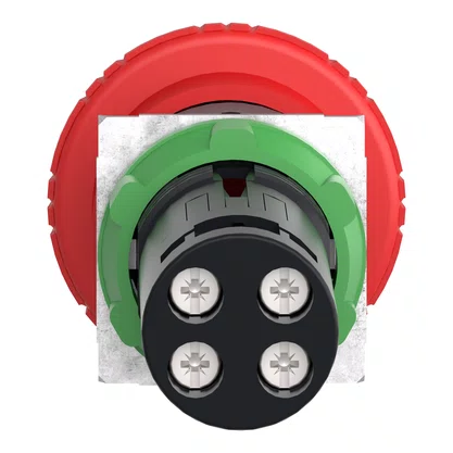XB7ES542P - BOTÃO MONOBLOCO Ø22MM PLÁSTICO EMERGÊNCIA COGUMELO Ø40 VERMELHO NF
